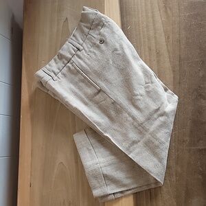 Janie and Jack Boys Wool Blend Tan Dress Pants Size 4